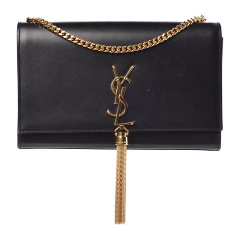 monogram kate ysl tassle|SAINT LAURENT Calfskin Small Classic Monogram Kate Tassel .